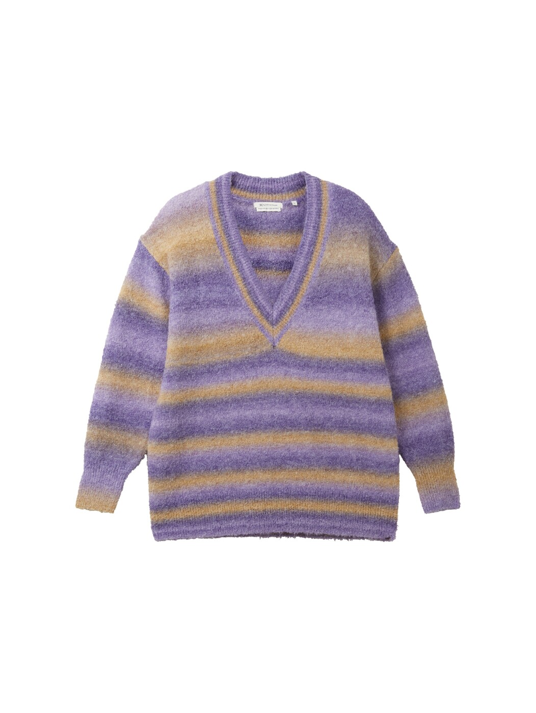 color flow v-neck - Damen