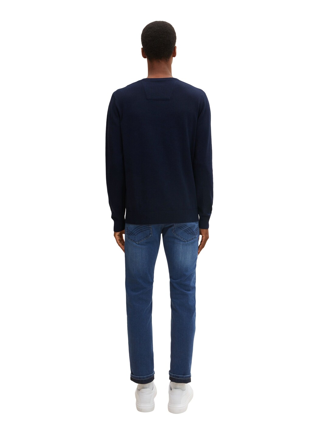 basic v neck sweater - Herren