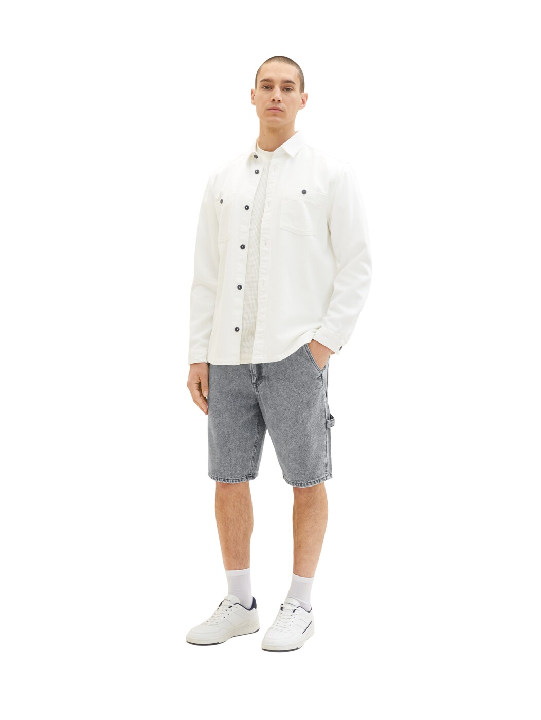 DENIM TOM TAILOR Loose shorts - Herren