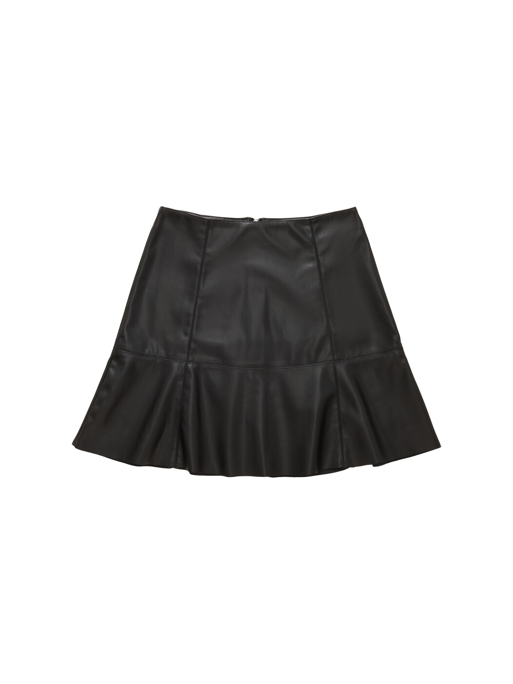 fake leather mini skirt - Damen