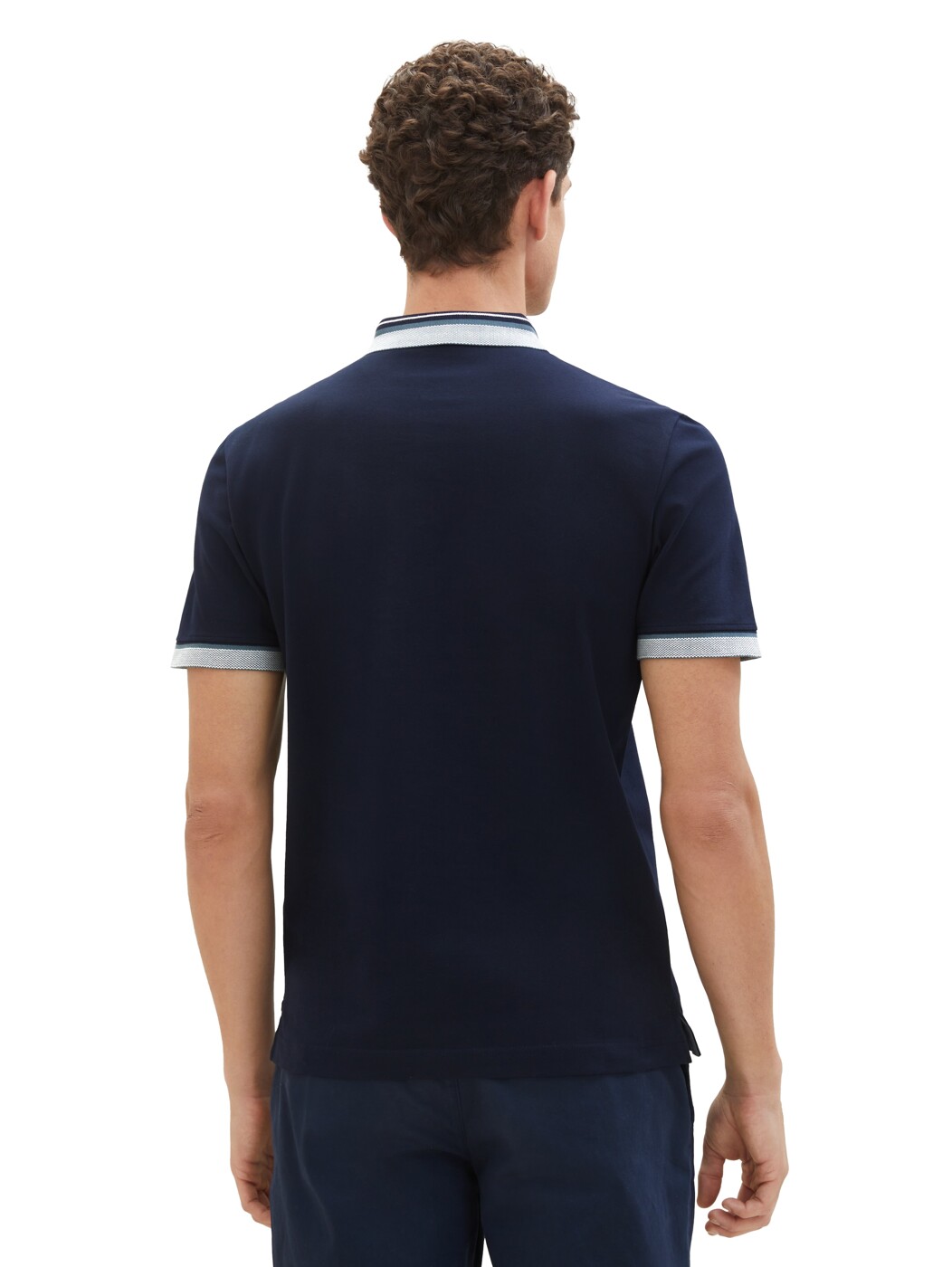 basic polo with print - Herren