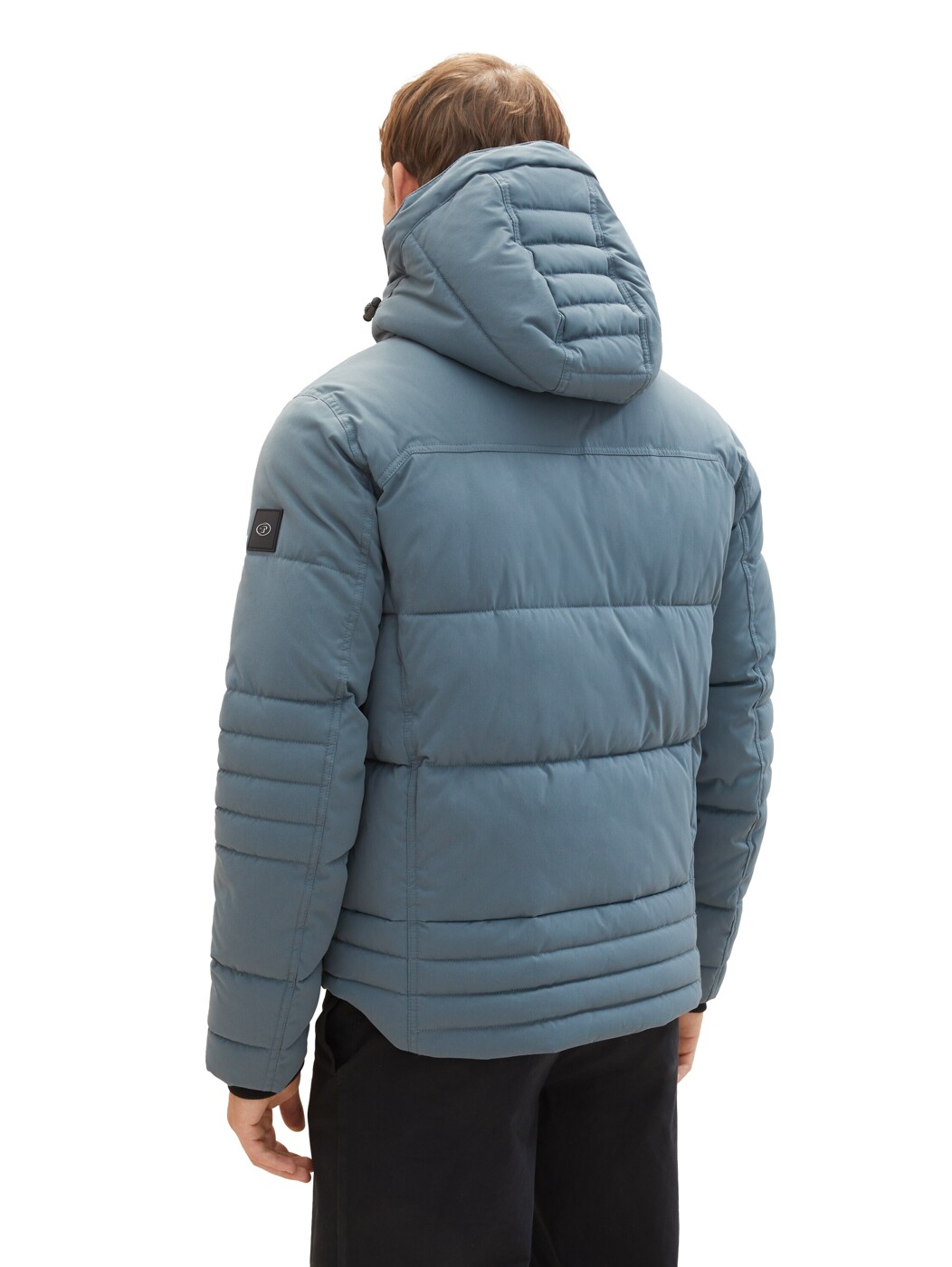 puffer jacket with hood - Herren