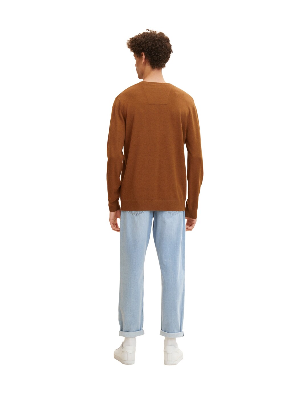 basic v-neck sweater - Herren