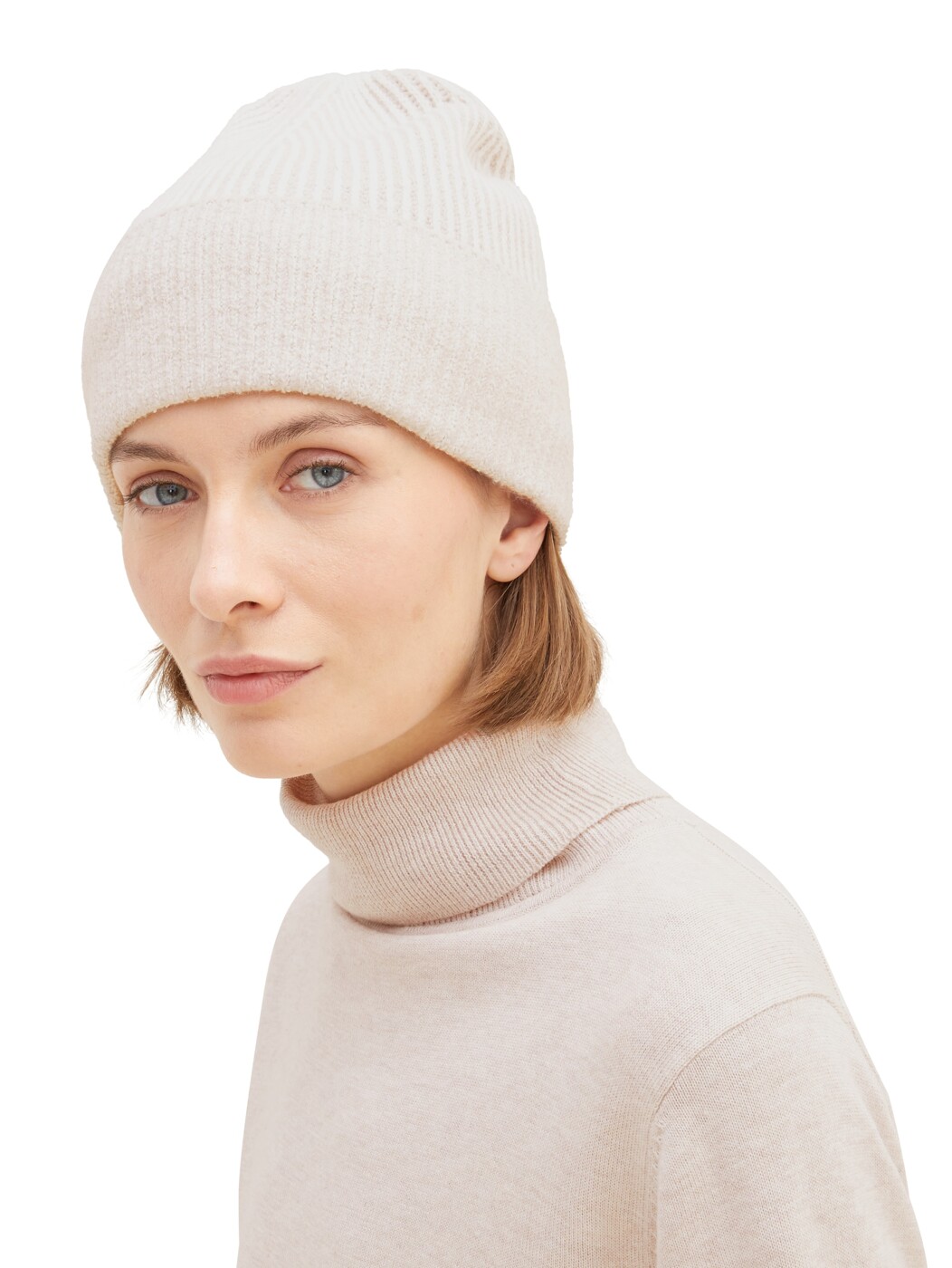Beanie plaited rib - Damen