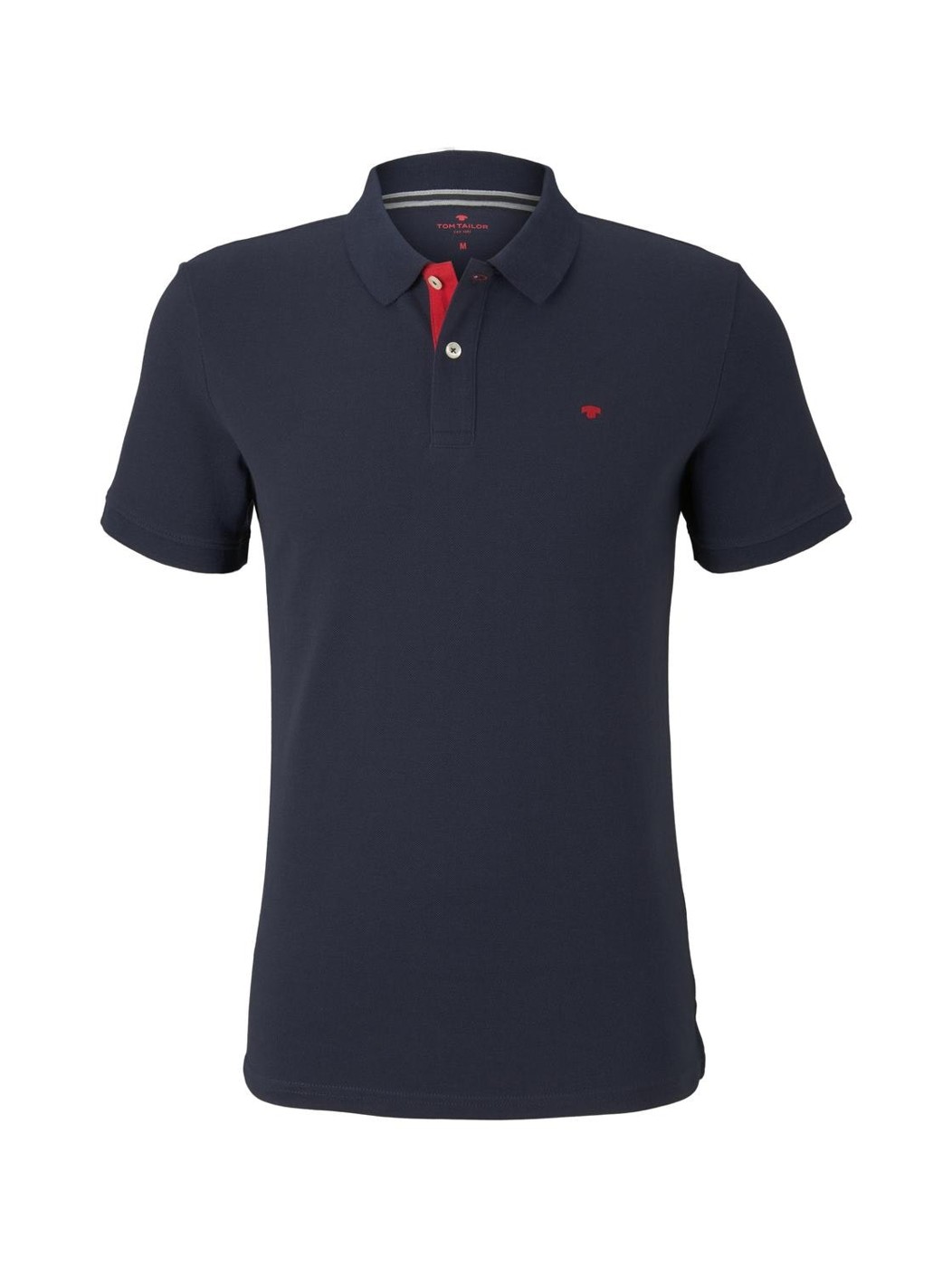 basic polo with contrast - Herren