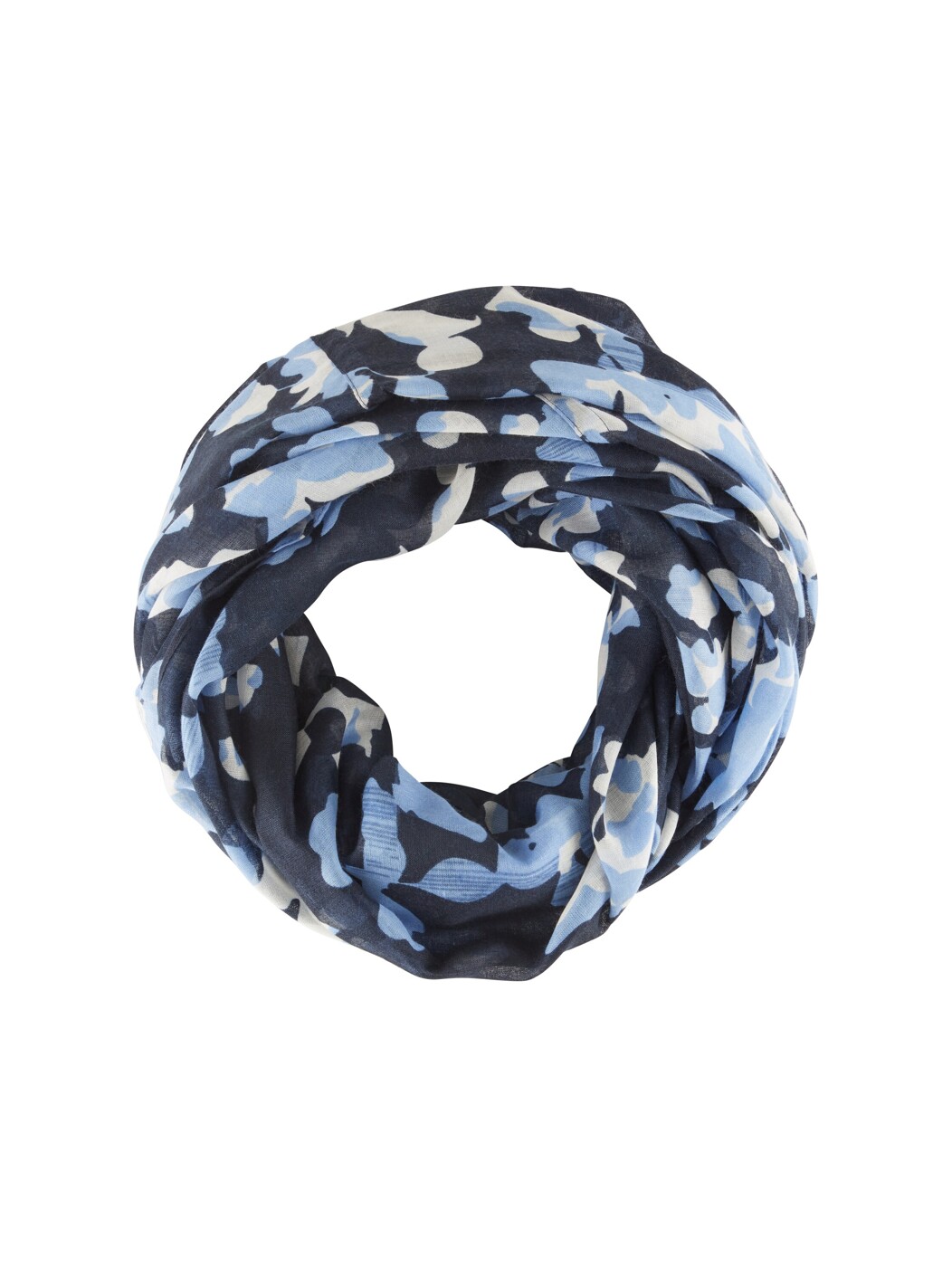 printed loop scarf - Damen