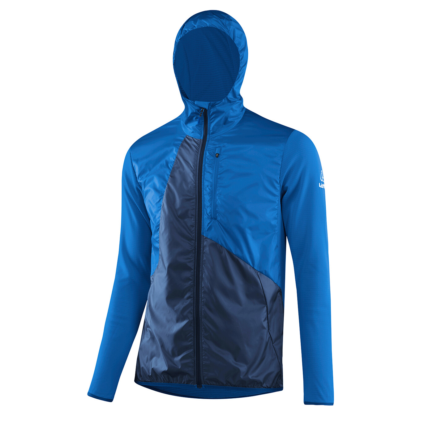 LÖFFLER M HOODY WINDFLEECE MERINO - Herren