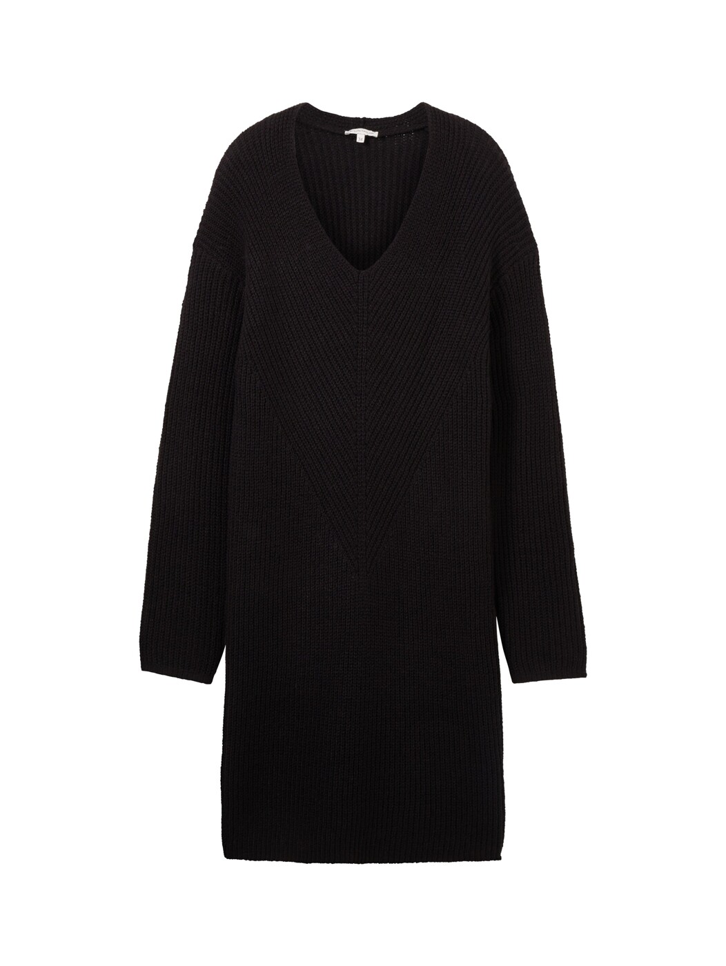 dress knitted v-neck - Damen