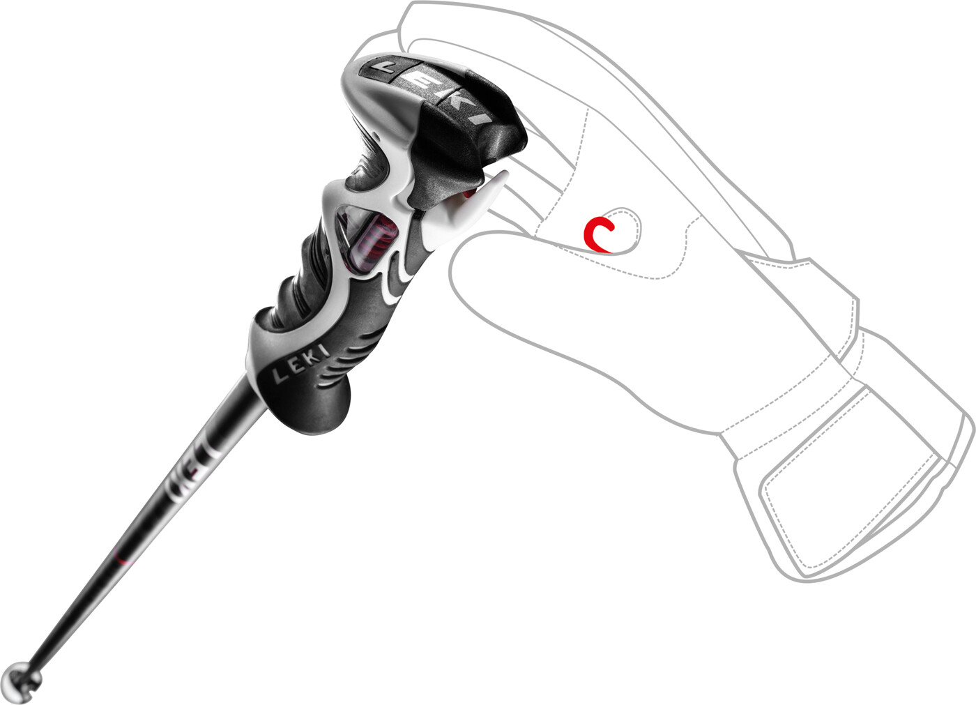 LEKI Alpinstock Bold Lite S