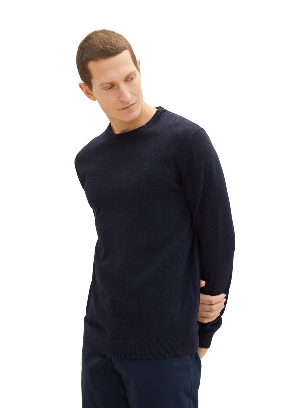 basic crewneck knit - Herren