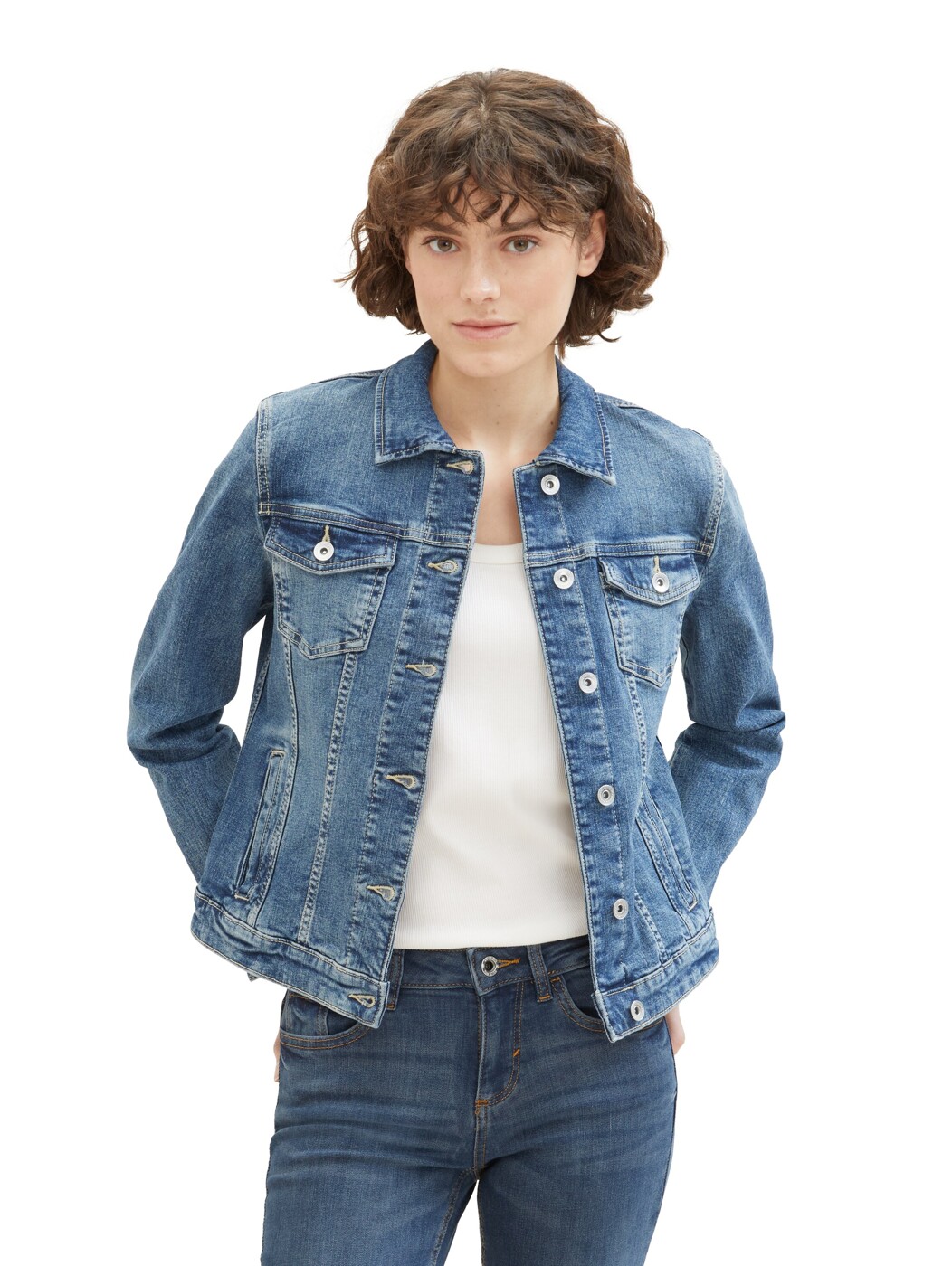 authentic denim jacket - Damen