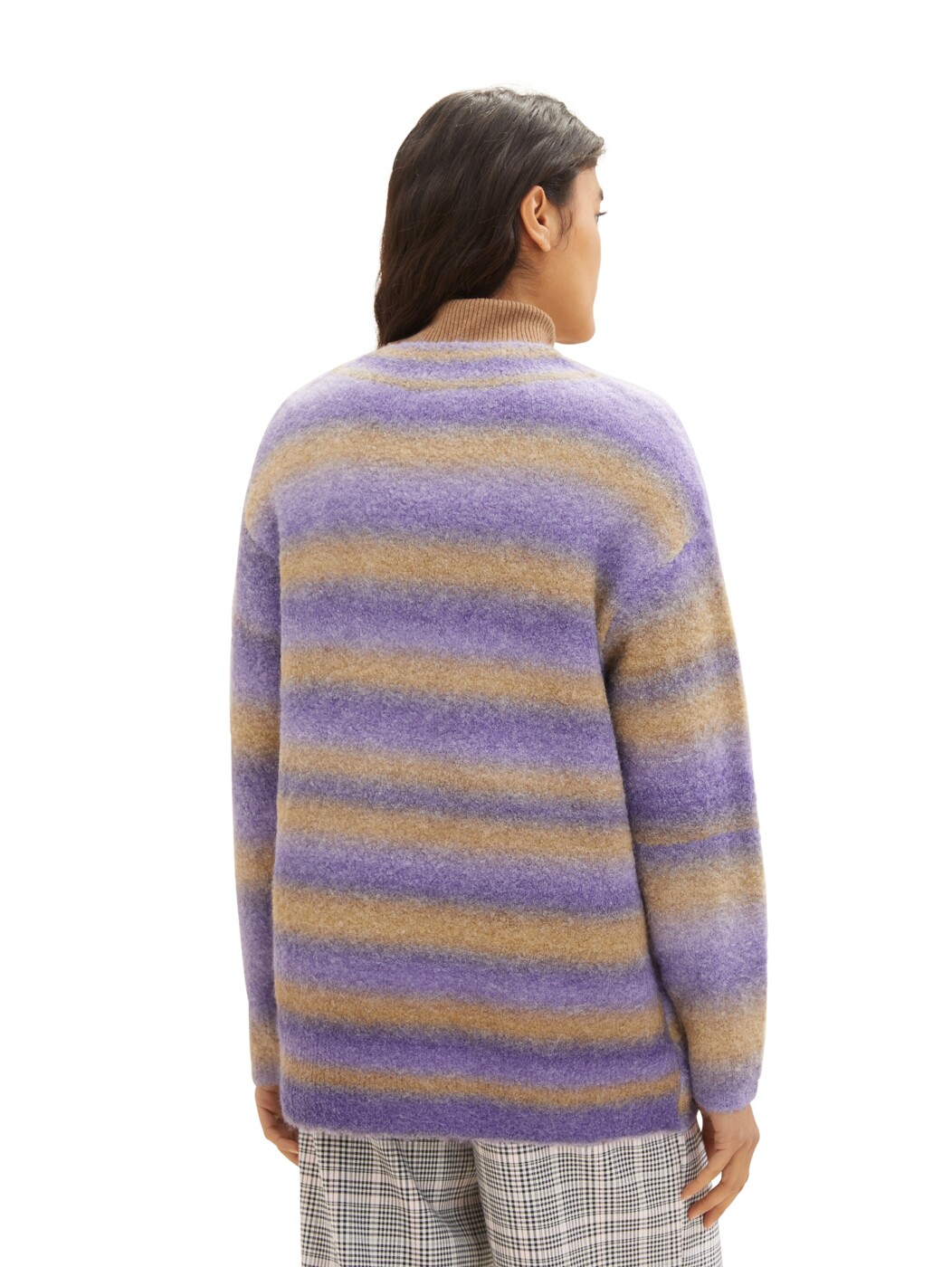 color flow v-neck - Damen