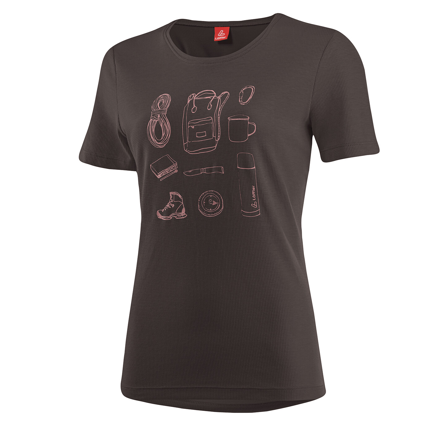 LÖFFLER W PRINTSHIRT PACK TRANSTEX -SI - Damen