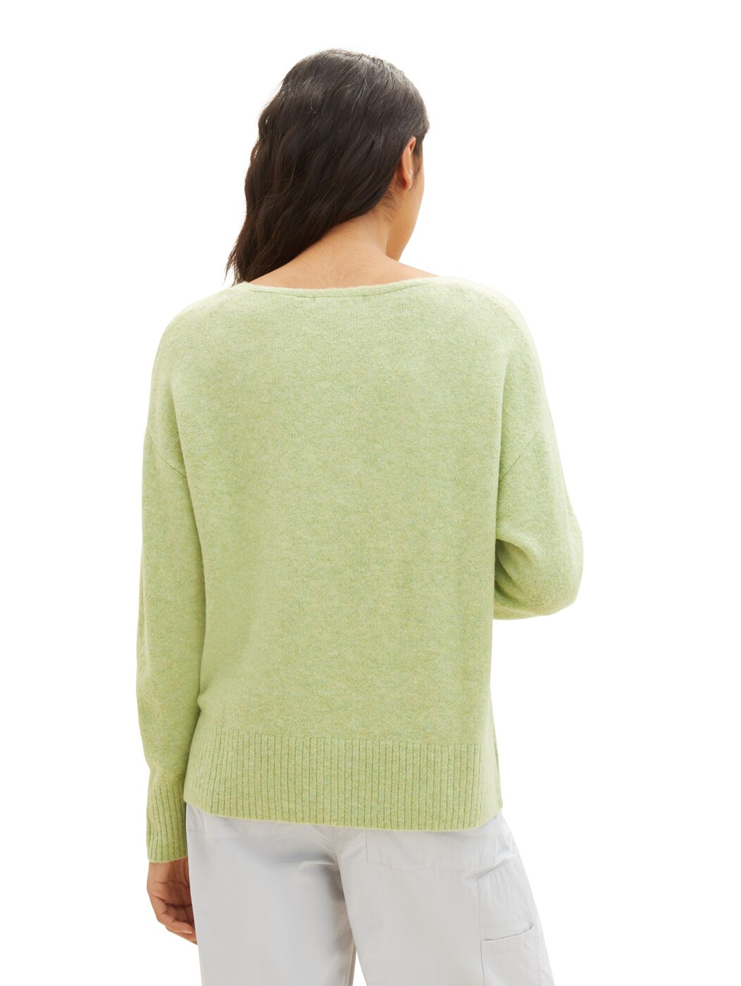 cozy v-neck pullover - Damen