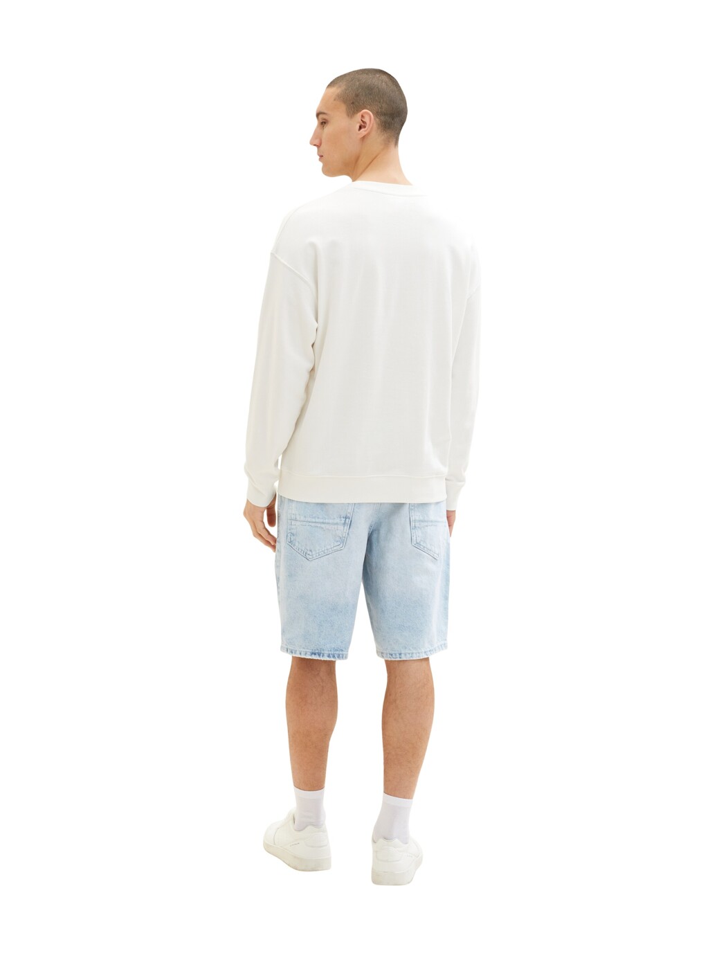 loose fit denim shorts - Herren