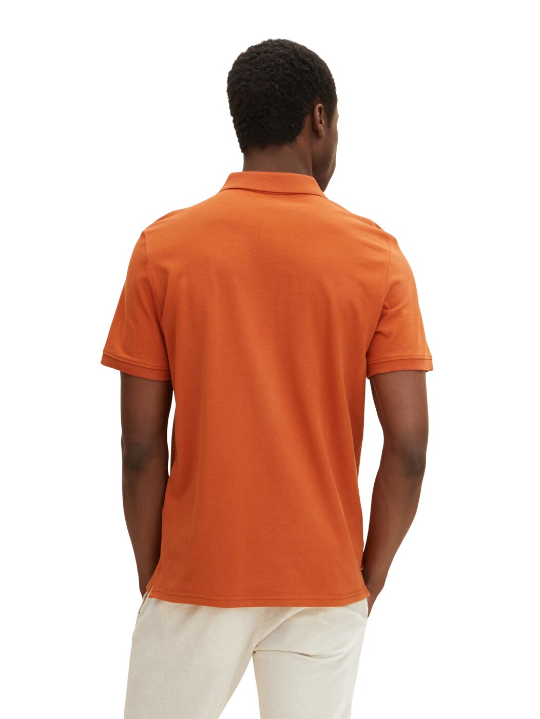 basic polo with contrast - Herren